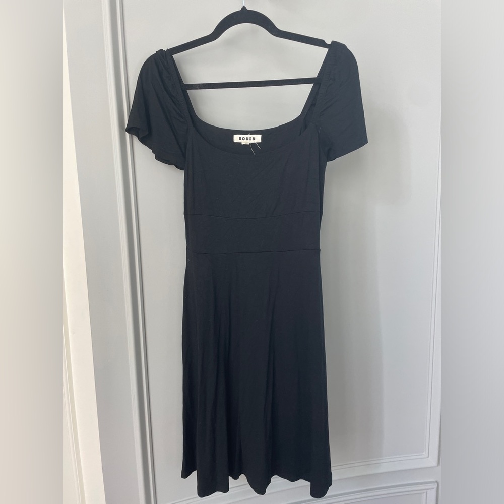 Boden Black Midi Dress